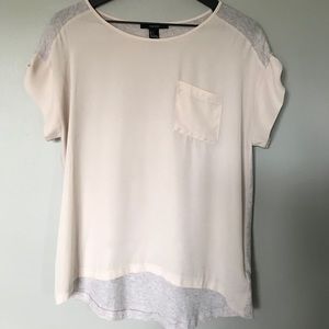 🍁5 for $25🍁 Forever 21 beige, short sleeve top